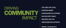 A case for greater coordination and collective impact among veteran service providers in communities