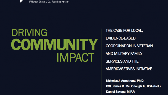 A case for greater coordination and collective impact among veteran service providers in communities